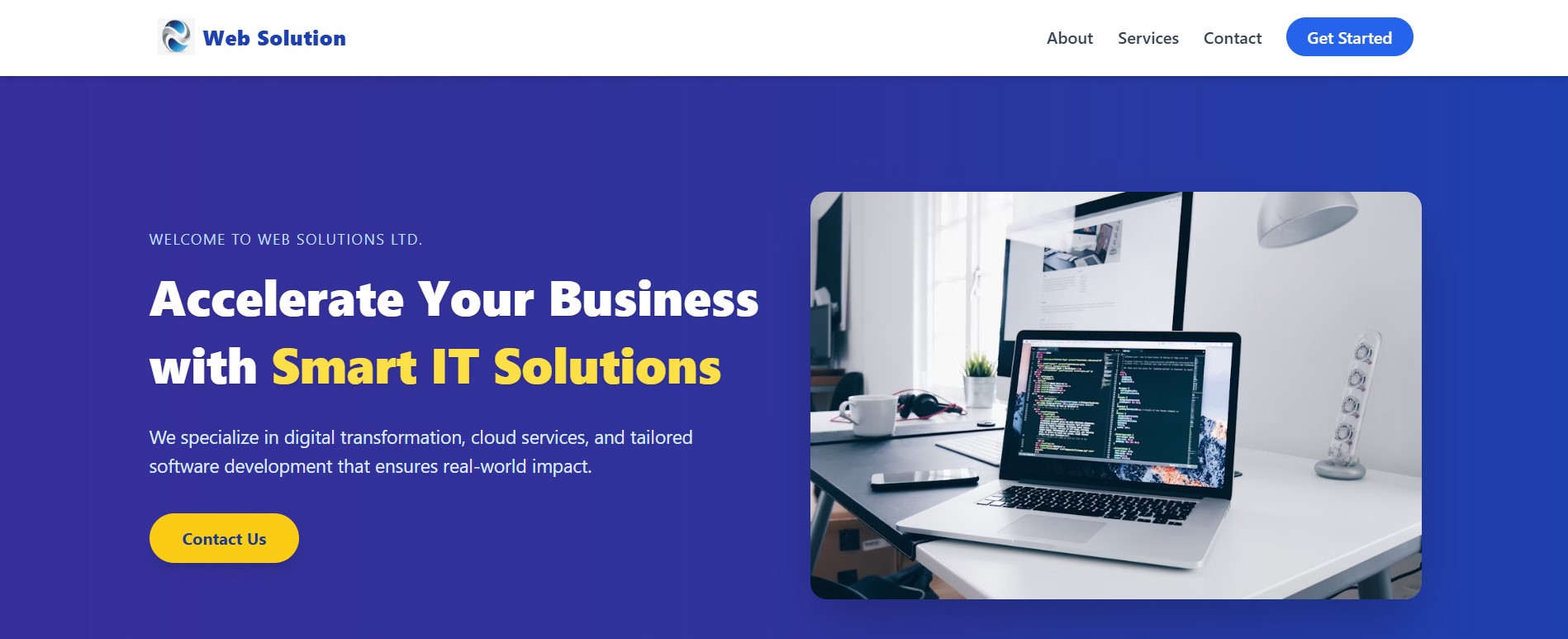 Business website